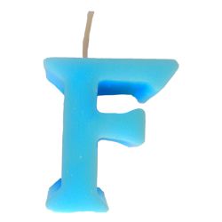 شمع مدل حروف رومی طرح F