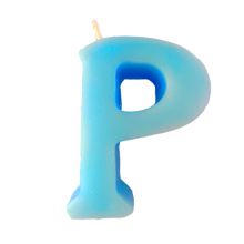 شمع مدل حروف رومی طرح P
