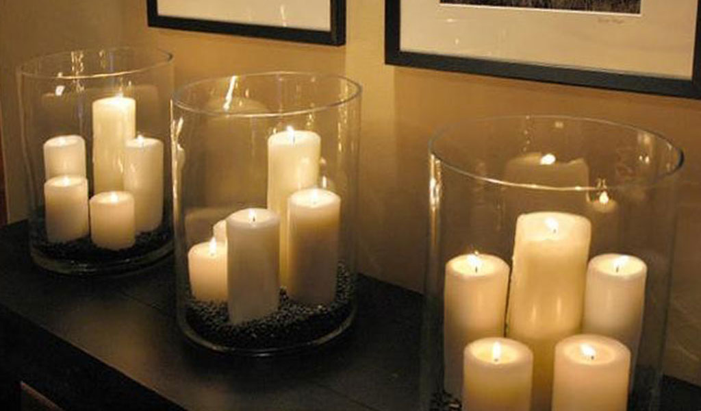  بهترین مکان‌های استفاده از شمع استوانه در منزل