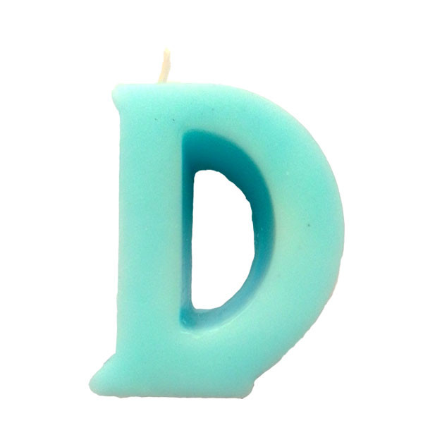 شمع مدل حروف رومی طرح D