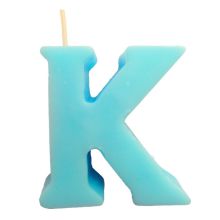 شمع مدل حروف رومی طرح K